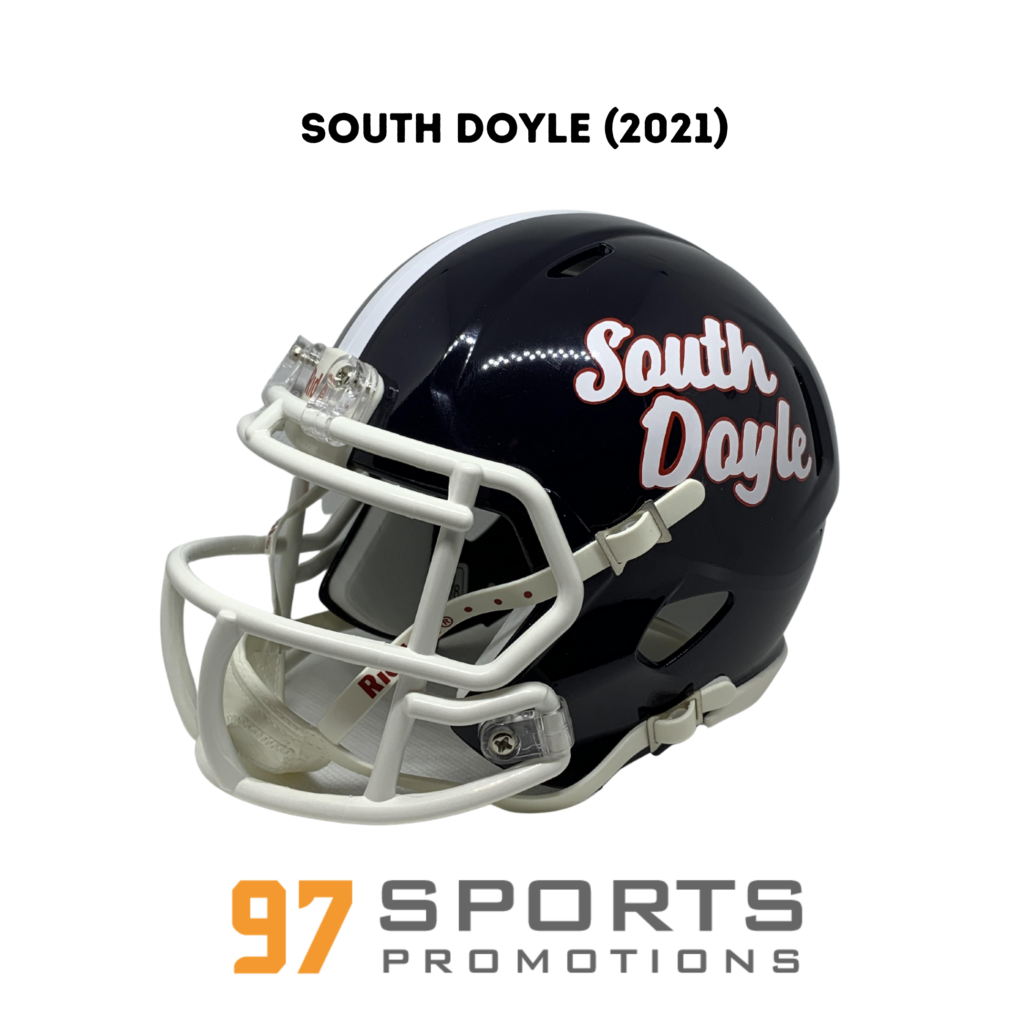 South Doyle Cherokees 2021 (TN) Mini Football Helmet 97 Sports Promotions