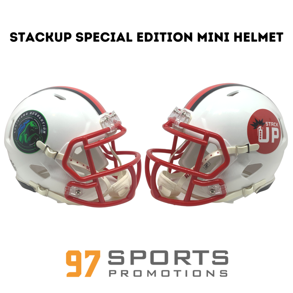 StackUp Special Edition Mini Football Helmet 97 Sports Promotions