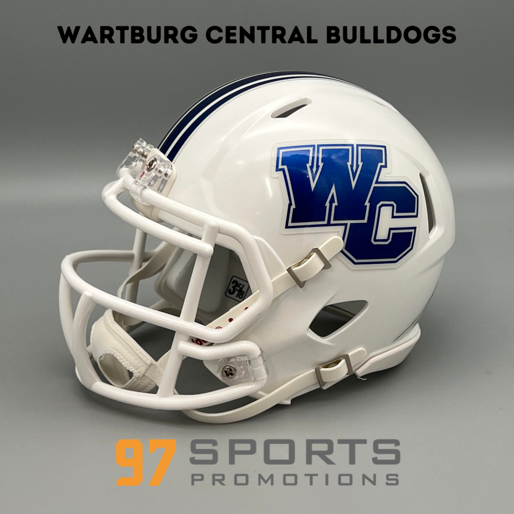 Wartburg Central Bulldogs (TN) Mini Football Helmet 2022 97 Sports