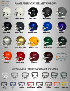 Mini Helmet Color Chart